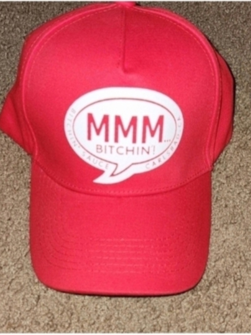 Red Logo Baseball Cap